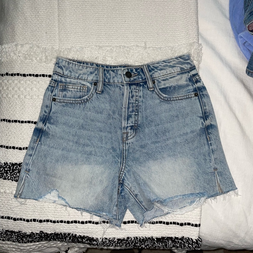 Hidden Blue Jean Shorts |